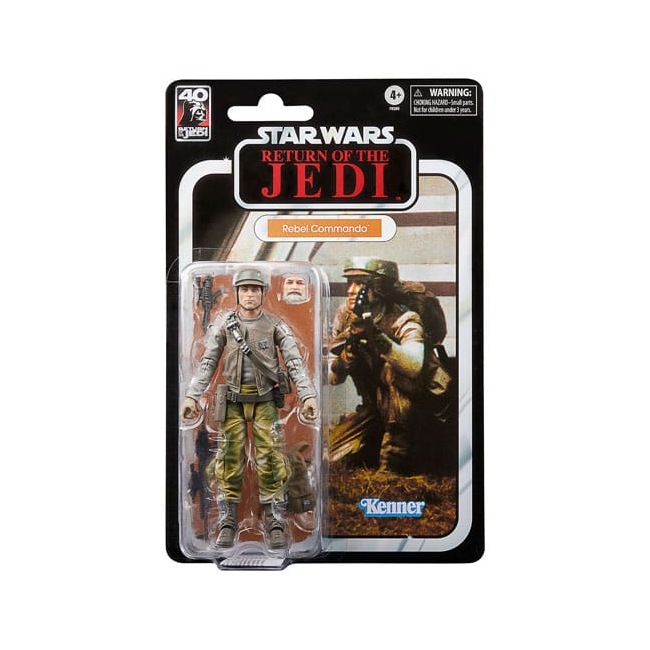 Star Wars Episode VI 40th Anniversary Black Series figurine Rebel Commando 15 cm