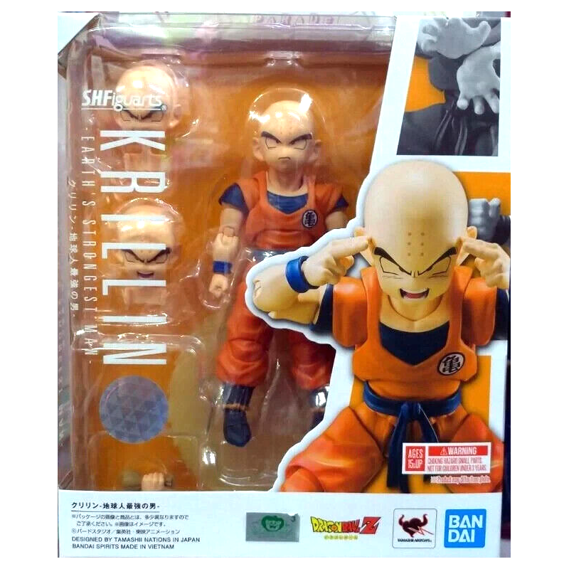 10 cm Anime Dragon Ball Z figurine Goku Krillin secouant la tête