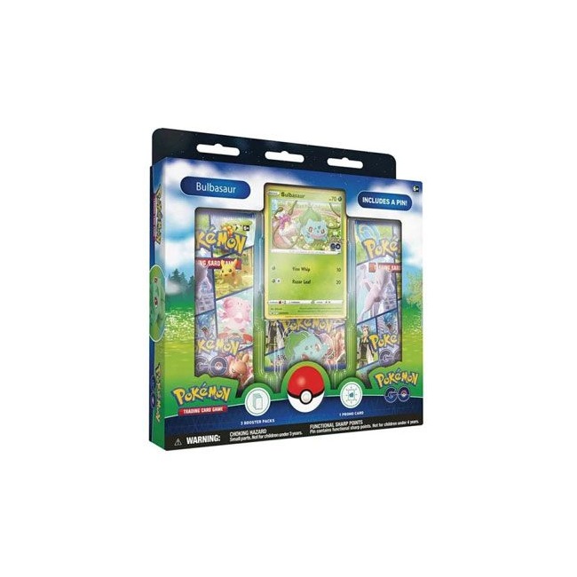 Pokémon TCG GO Pin Box Bulbasaur (6) *ANGLAIS*