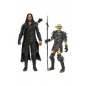 LOTR Le seigneur des anneaux Aragorn & Moria Orc 18 cm