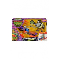 Tortues Ninja figurine Chopper mit Rocksteady