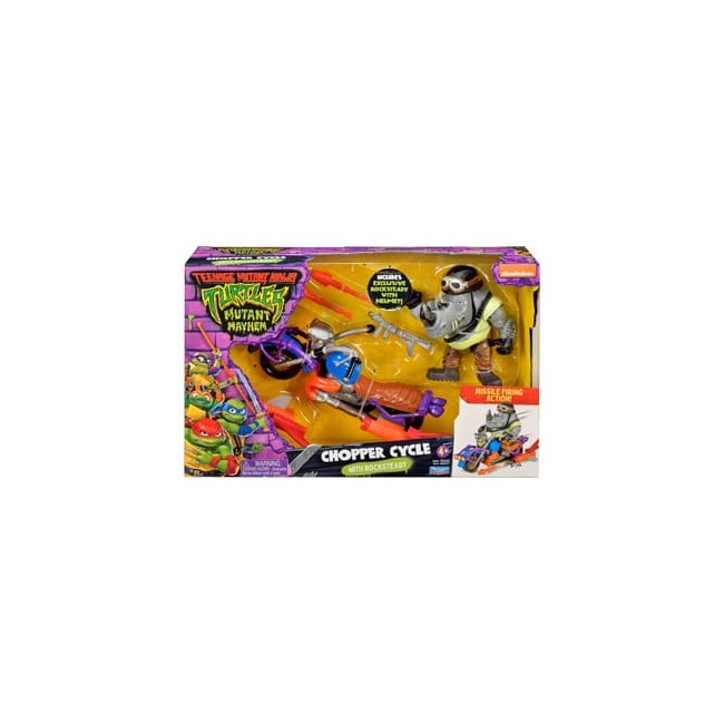 Tortues Ninja figurine Chopper mit Rocksteady