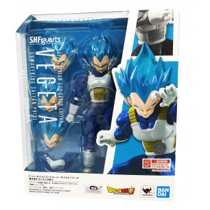 Dragon Ball Super figurine S.H. Figuarts Super Saiyan God Super Saiyan Vegeta -Unwavering Saiyan Pride- 14 cm